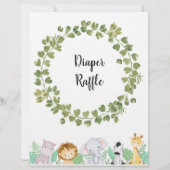 サファリおむつラッフルポスター (正面)