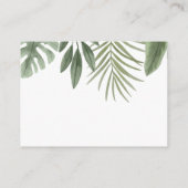 サファリおむつラッフル エンクロージャーカード (裏面)