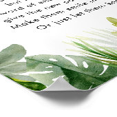 サファリおむつ深夜ベビーシャワーポスター ポスター (角)