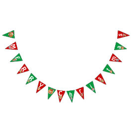 サファリおもしろいーの動物ヒッポサンタクリスマスコスチューム バンティングフラッグ