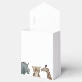 サファリお洒落アニマルベビシャワー フェイバーボックス (オープン)