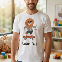 サファリお父さん 楽しい父の日Tシャツ