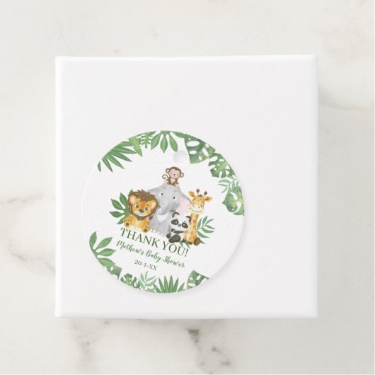 サファリかわいい赤ちゃんシャワージャングル フェイバータグ (インサイチュ)