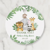 サファリかわいい赤ちゃんシャワージャングル フェイバータグ (正面)