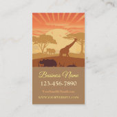 サファリで 名刺 (裏面)