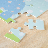 サファリのかわいこちゃんのキリンのジグソーパズル ジグソーパズル (側面)