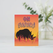 サファリのはがきに出ているサイノ ポストカード (スタンド正面)