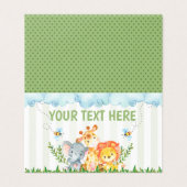 サファリのジャングルの動物園の動物のテーブルのテントの座席表 (外部フラット)