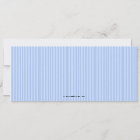 サファリのジャングル動物の列車のベビーシャワーの招待状 招待状 (裏面)