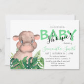 サファリのヒッポベビー 案内状 (正面)