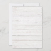 サファリのベビーシャワーの招待 招待状 (裏面)