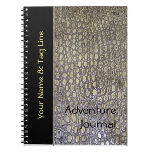 サファリの冒険ジャーナル ノートブック (正面)