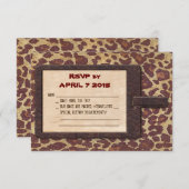 サファリの出欠カード 出欠カード (正面/裏面)