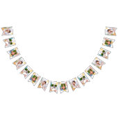 サファリの動物が毎月カスタマイズ可能な写真 バンティングフラッグ (全)