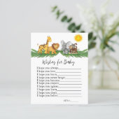 サファリの動物が赤ちゃんのシャワーゲームを望む (スタンド正面)