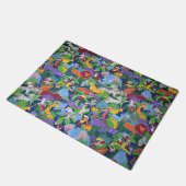 サファリの動物のアニメーション ドアマット (アングル)