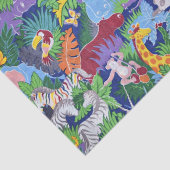 サファリの動物のアニメーション 薄葉紙 (詳細)