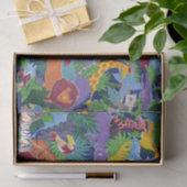 サファリの動物のアニメーション 薄葉紙 (ギフト)