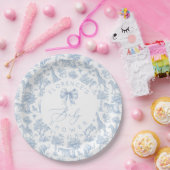 サファリの動物のトイレデジュイベビーシャワー ペーパープレート (パーティー)