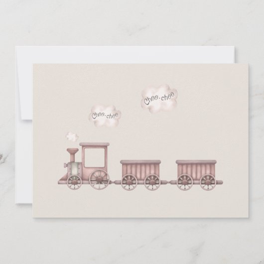 サファリの動物のトレーニング2回目の誕生日 招待状 (裏面)