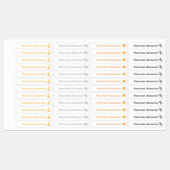 サファリの動物の保育服 ラベル (シート)