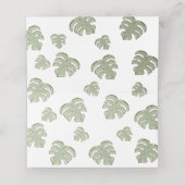 サファリの動物の赤ちゃんシャワーの途中でワイルドワン プレイスカード (内部開封)