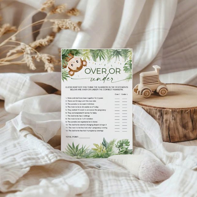 サファリの動物の赤ちゃんシャワー以上またはゲーム中 (クリエイターアップロード済み)