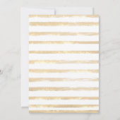 サファリの動物の野生の一モダンつの赤ちゃんシャワー 招待状 (裏面)