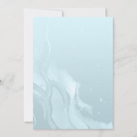 サファリの動物の風船バイボーイベビー散布 招待状 (裏面)