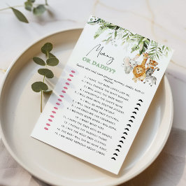 サファリの動物は誰がママかパパにそれを言ったと推測