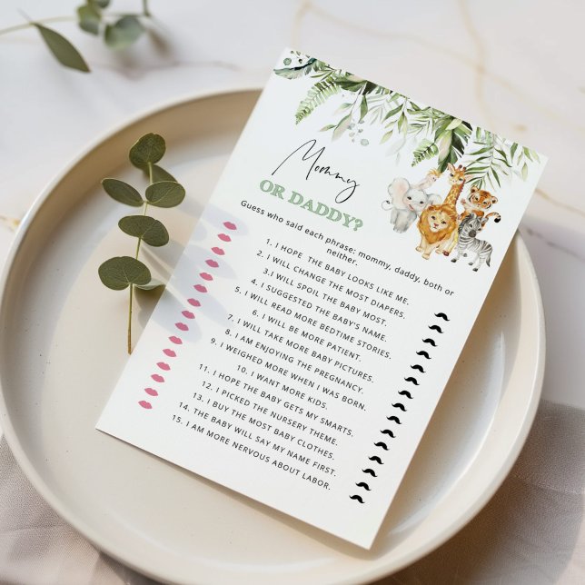 サファリの動物は誰がママかパパにそれを言ったと推測 (クリエイターアップロード済み)