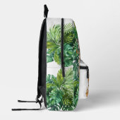 サファリの動物ジャングルの友人の子供 プリントバックパック (左)