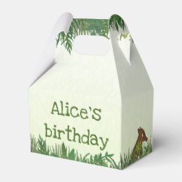 サファリの動物パーティーのお願いボックス フェイバーボックス