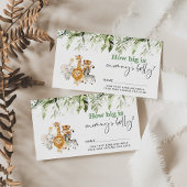 サファリの動物ママのベリーカードの大きさ エンクロージャーカード