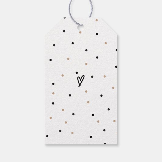 サファリの動物モダンの赤ちゃんシャワー ギフトタグ (裏面)