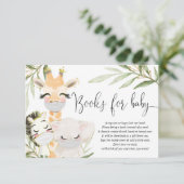 サファリの動物男女兼用はベビー用の本をマスク エンクロージャーカード (スタンド正面)