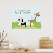 サファリの友だち ポスター (キッチン)