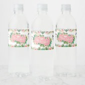 サファリの友だち |赤ちゃんシャワーの水ボトルラベル ペットボトルラベル (ボトル)