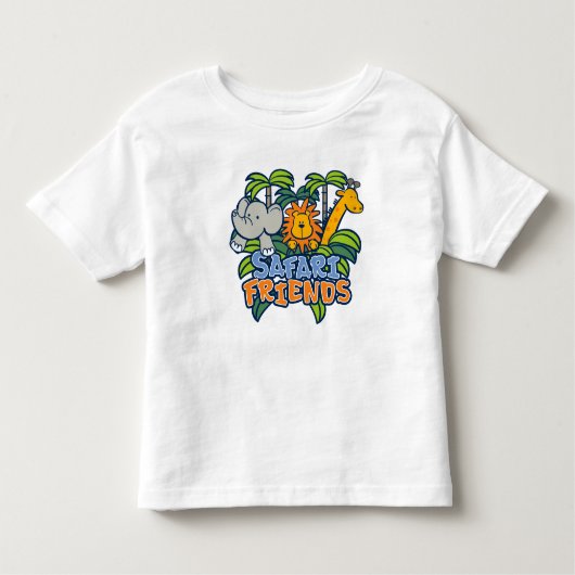 サファリの友人 トドラーTシャツ (正面)
