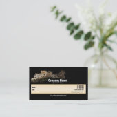 サファリの名刺、カスタマイズ可能なチータ- 名刺 (スタンド正面)