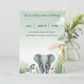 サファリの夢：野生の誕生日! 招待状 (スタンド正面)