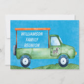 サファリの家族会のピクニックイベント 招待状 (正面)