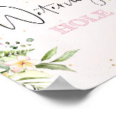 サファリの散水穴の看板。トロピカルドリンク ポスター (角)