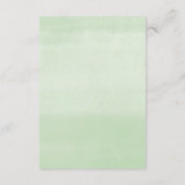 サファリの本の要求、ジャングルの動物園動物の水彩画 エンクロージャーカード (裏面)