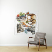 サファリの水の色 タペストリー (インサイチュ(横))