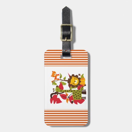 サファリの生命 ラゲッジタグ (正面縦)