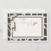 サファリの男の子TYカード2 サンキューカード (裏面)