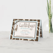 サファリの男の子TYカード サンキューカード (裏面)