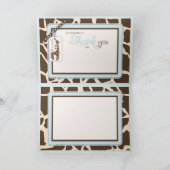 サファリの男の子TYカード サンキューカード (内部)