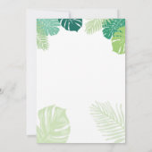 サファリの誕生日のサンキューカード動物の野生の動物園 サンキューカード (裏面)